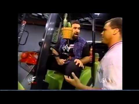 WWF RAW 2000 Mick Foley Commish-Mobile Segment Funny