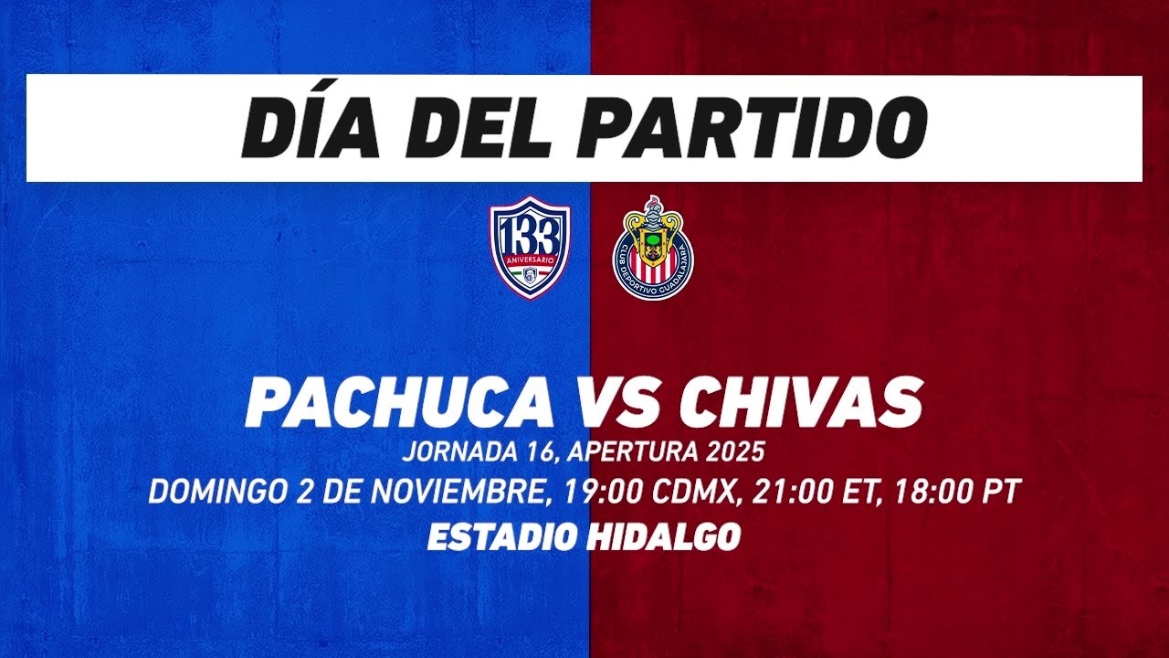 Pachuca vs Chivas, frente a frente: Liga MX