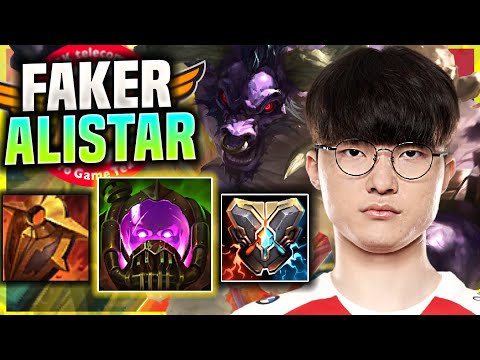FAKER DOMINATING WITH ALISTAR! - T1 Faker Plays Alistar Support vs Senna! | Season 11