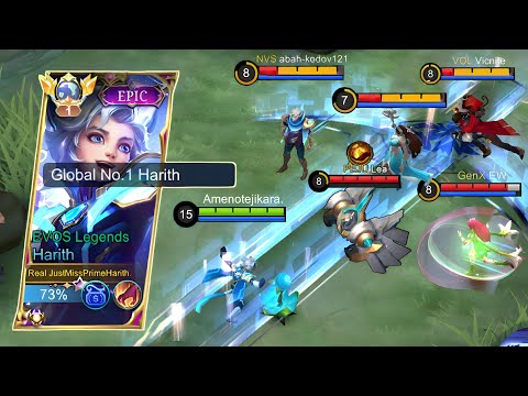 TOP 1 GLOBAL HARITH VS 5 HERO BURST !! - MOBILE LEGENDS