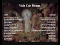 Vide Cor Meum - original libretto in Italian / latin with ...