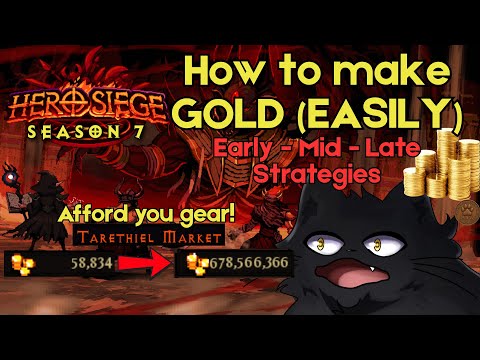HERO SIEGE S7: GOLD & TRADE METHOD GUIDE (HOW TO MAKE MONEY)