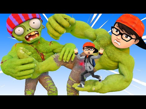 Couple Zombie Stupid Troll Brothers Giant Nickhulk - Scary Teacher 3D Memorable Lesson Funny