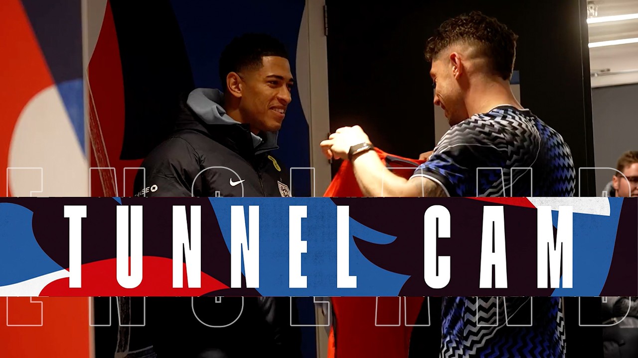 INSIDE THE TUNNEL 👀 England v Uruguay | Tunnel Cam