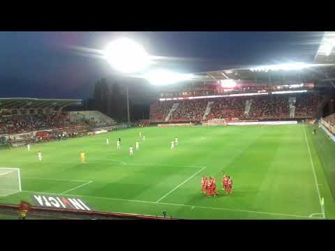 La joie des dijonnais après le but de B.Jeannot