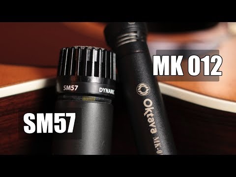Shure SM57 vs Oktava MK-012 (acoustic guitar) (pt.1)