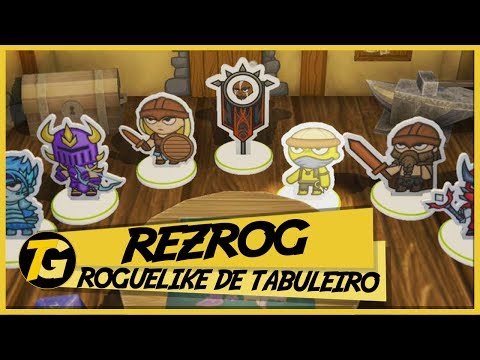 Rezrog - IRADO ROGUELIKE COMO JOGO DE TABULEIRO - Gameplay Português PT BR