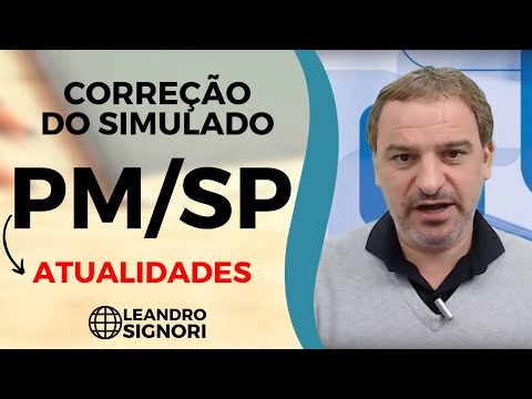 Correção 2º Simulado - PM SP - Atualidades 17/09/2018