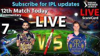 Live IPL 2020 || KKR Vs RR Live Match || DD Sports Live || Kolkata Vs Rajasthan || 7