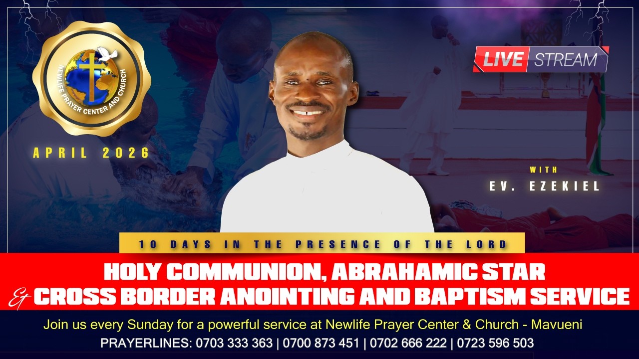 DAY 7 | 10 DAYS OF  HOLY COMMUNION | ABRAHAMIC STAR & CROSS BORDER ANNOINTING SERVICE - 09.04.2026