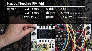 Video thumbnail for Happy Nerding FM Aid (LMS Eurorack Expansion Project) by Chris Meyer: Learning Modular + Alias Zone
