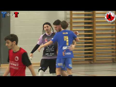1/2 FINALE COUPE DE BELGIQUE U21 23-24: SQUADRA MOUSCRON - BONNET FUTSAL JETTE 83 BXL CAP (9/2/24).