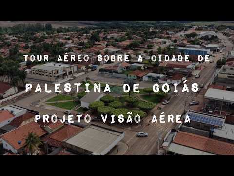 PALESTINA DE GOIÁS, PROJETO VISÃO AÉREA - TOUR AÉREO POR TODA CIDADE.