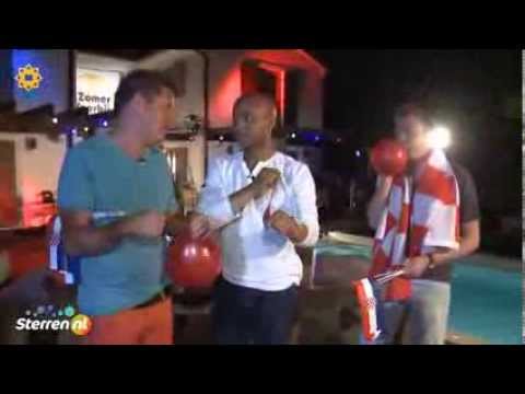 De Zomer Voorbij 2013: Kees, Humberto en Jamai blazen ballonnen op