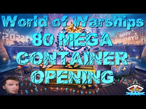 80 MEGA GESCHENKE!!! "Container opening" in World of Warships auf Deutsch