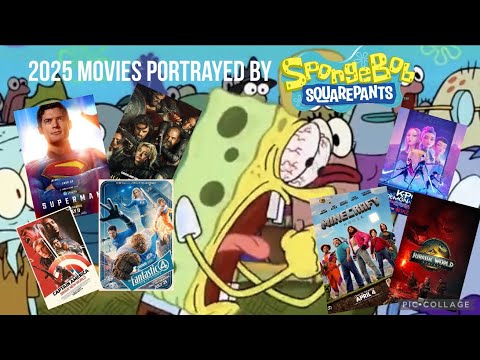 2025 Movies Portrayed by SpongeBob 