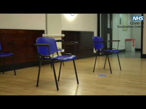 Salisbury City Hall Large Vaccine Centre Walkthrough