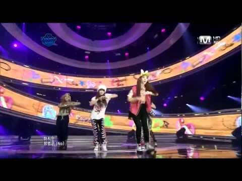 110428 f(x) - Gangsta Boy, LIVE @ M! Countdown