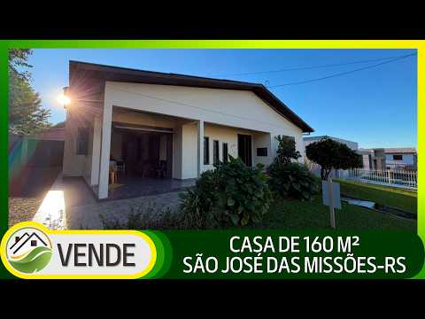 CASA DE 160 M² EM SÃO JOSÉ DAS MISSÕES-RS