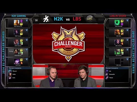 H2K Gaming vs Lublin Shore | Game 3 SemiFinals EU Challenger Summer 2014 | H2K vs LBS