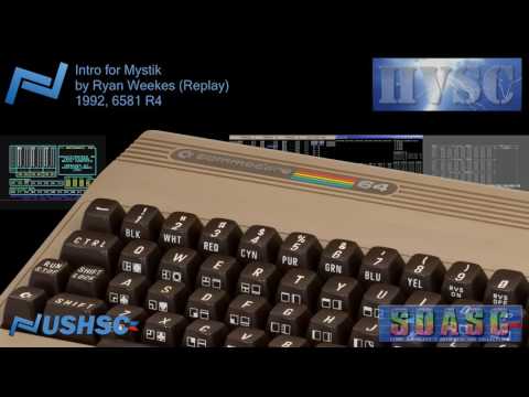 Intro for Mystik - Ryan Weekes (Replay) - (1992) - C64 chiptune