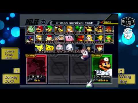 Smash @ IV Vapor 3: Revenge of the COXX 2 - Singles Grand Finals: Donkey COXX vs Weeg Boy