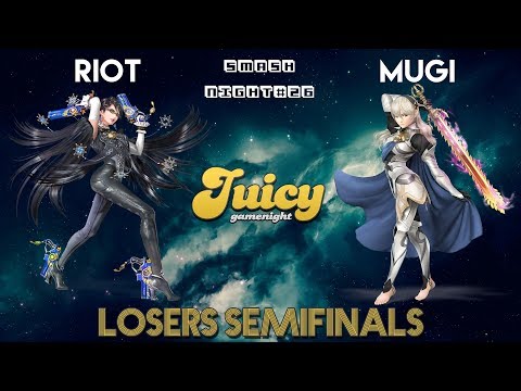 JuicySmashNight #26 - Losers Semifinals - Riot v. Mugi