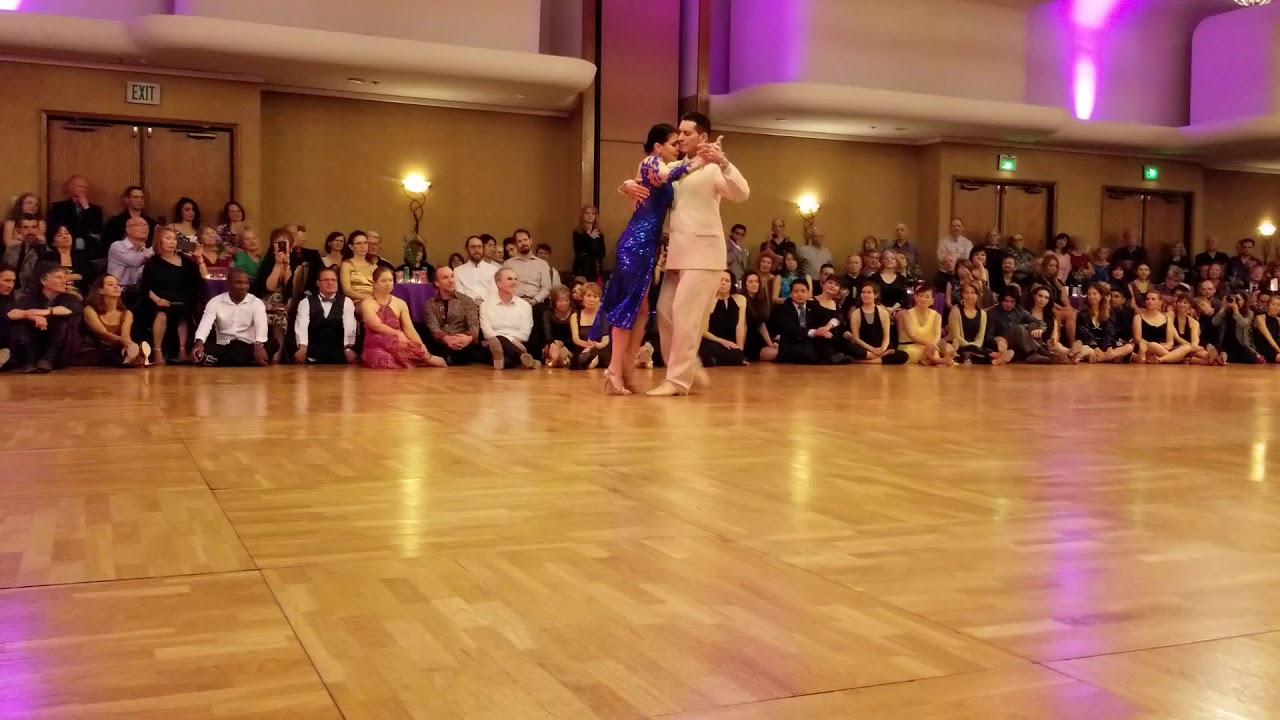 Jonatan Baez and Julia Gorin - performance (1 of 2) at ValenTango on February 23, 2019