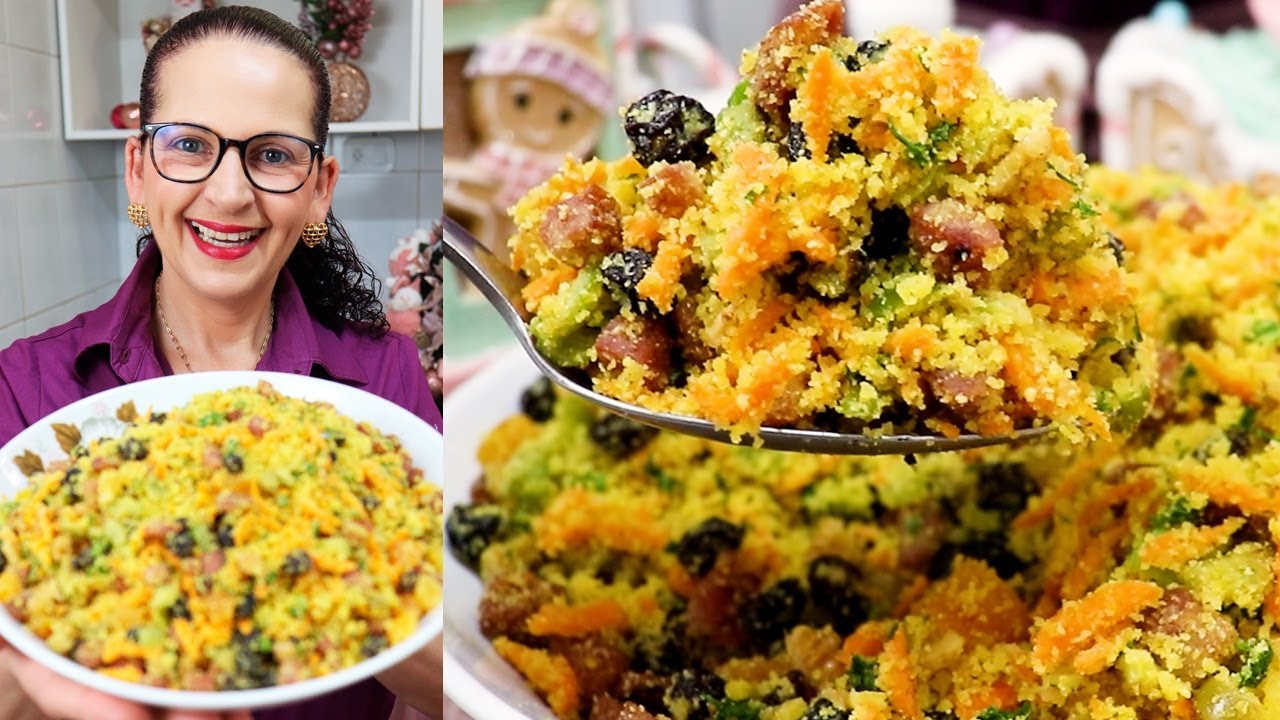 A MELHOR FAROFA DE NATAL DA SUA VIDA! FAZ O MAIOR SUCESSO AQUI EM CASA! - Isamara Amâncio