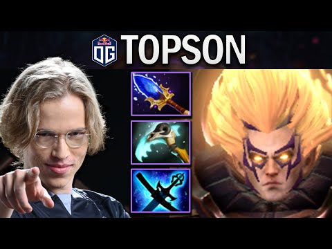 OG.TOPSON INVOKER WITH AGHANIMS-VYSE - DOTA 2 7.30 PRO GAMEPLAY