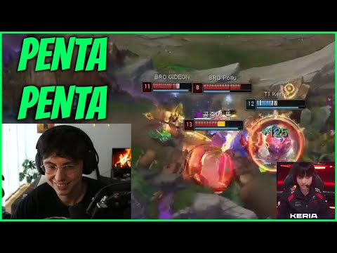 T1 Keria Asks For Penta While Playing Tahm Kench