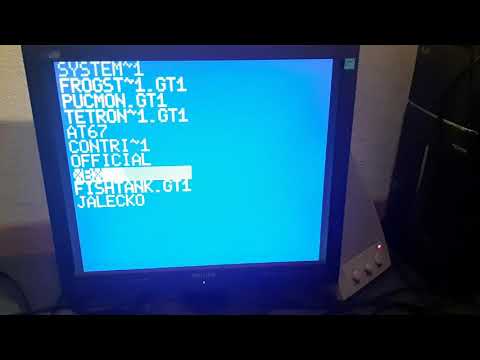 My first gtBasic program on the gigatron