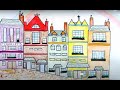 How to Draw an Irish Street Scene - Gaelic Storm - I Miss My Home