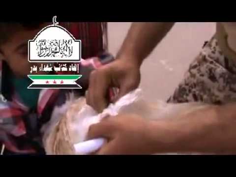 تنظيم حركة السير في الأحياء المحررة من قبل كتائب شهداء بدر