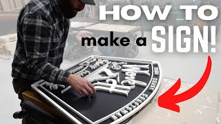 How To Make A Sign WITHOUT A CNC!
