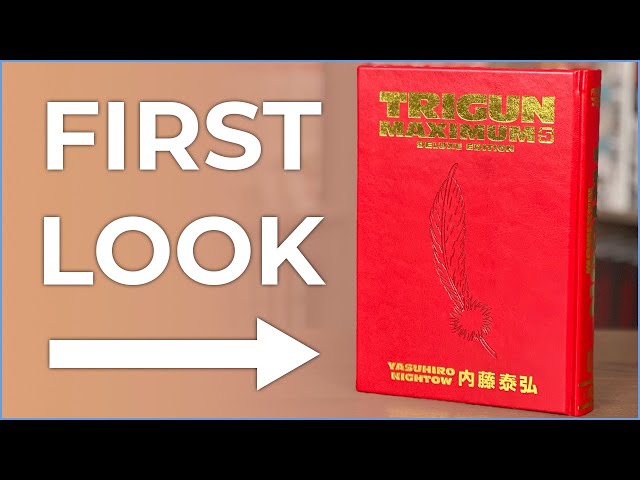 Vídeo relacionado con Trigun Maximum Deluxe Edition Series 5-Book Collection Set (Vol.1 to Vol.5) by Yasuhiro Nightow - Sequel to the Classic Action Sci-Fi Manga Trigun