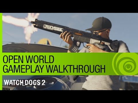 Watch Dogs 2 Gameplay Walkthrough: Open World Free-Roam with Multiplayer - GamesCom 2016