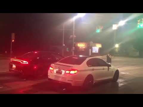 2011 BMW 550i HEATSYNC TUNED VS  Hellcat stock.