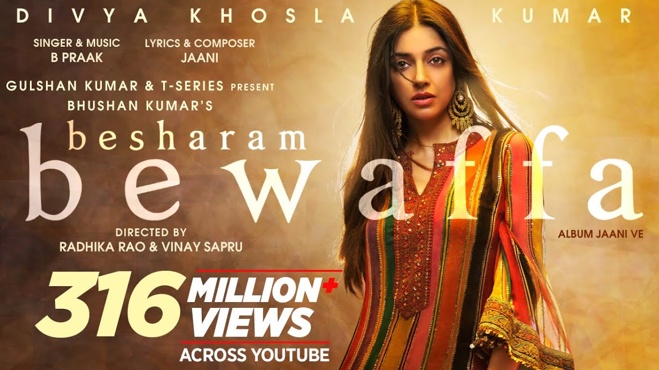 Besharam Bewaffa Hindi English| B praak Lyrics