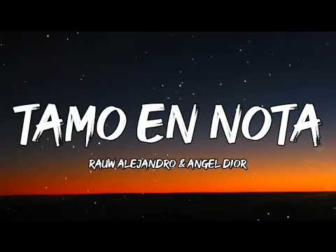 Rauw Alejandro x Angel Dior - TAMO EN NOTA (Letra/Lyrics)