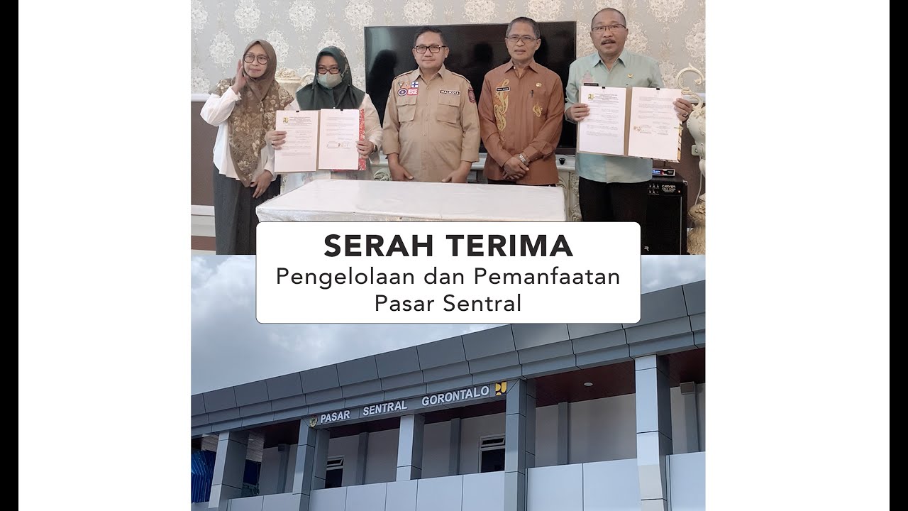 Wali Kota Gorontalo Ajak Masyarakat Jaga Fasilitas Pasar Sentral yang Baru