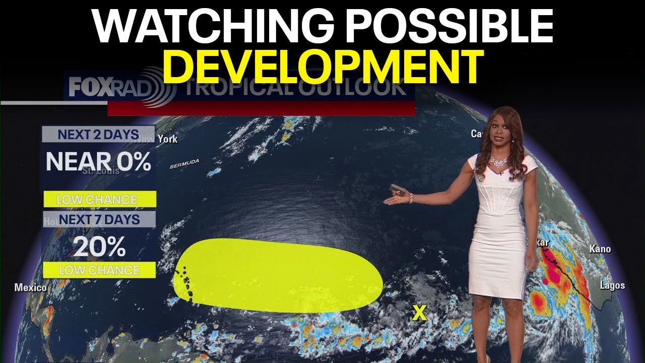 Area in Atlantic being watched for possible development | Tropical Weather Forecast