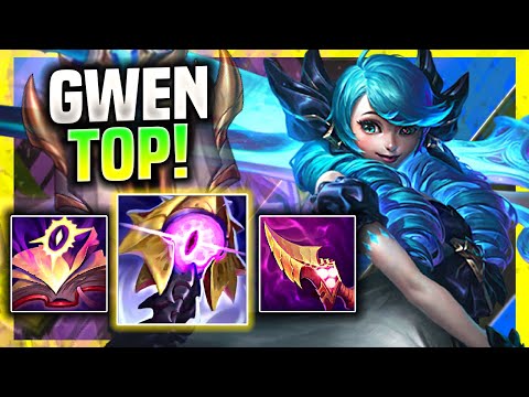 KOREAN CHALLENGER TRIES NEW CHAMPION GWEN TOP! - Korean Challenger Plays Gwen Top vs Sylas!