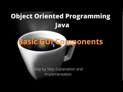 L21 V1 Graphical User Interfaces In Java Basic Gui Components