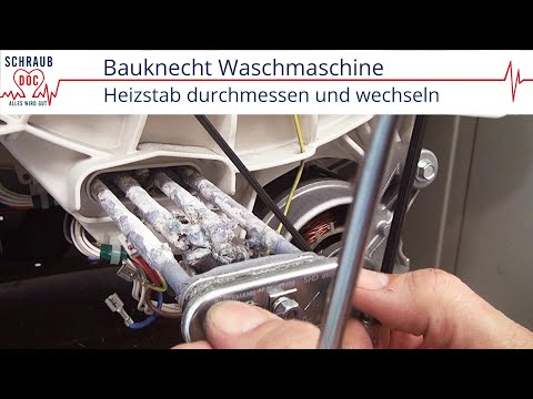 Bauknecht washing machine not heating - replace heating element