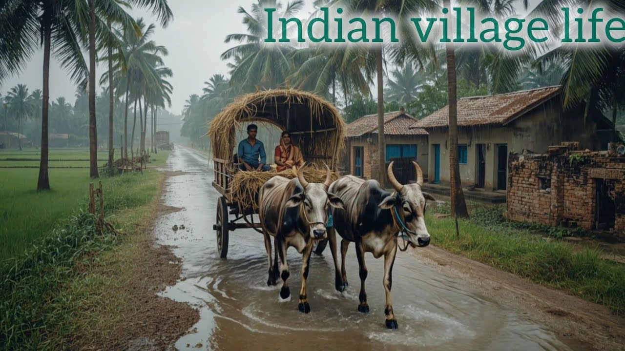 Bullock Cart Ride in 70s India 🚜 | Forgotten Life of Indian Villages 🇮🇳
