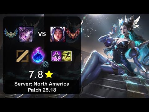 Syndra Mid vs Irelia - NA Challenger - Patch 25.18