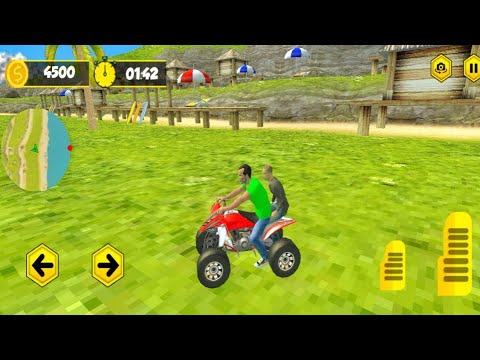 ATV Bike Taxi Driver Simulator| Atv Bike driving gameplay| Android Gameplay