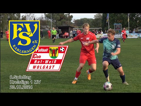 8.Spt. FSV Karlshagen : FC ROT-WEIß Wolgast II 1:4 KL MV