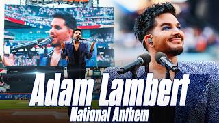 Adam Lambert Sings the National Anthem at Citi Field | Mets vs. Phillies